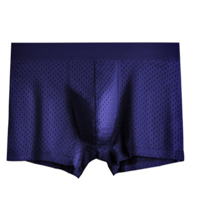 冰丝内裤内裤工厂爆品男生四角裤网孔3A抑菌男内裤四角裤头