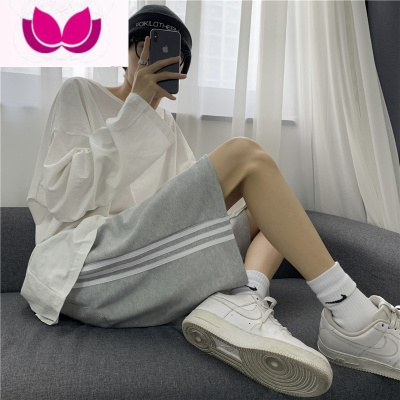 七斓夏季薄款外穿运动短裤男ins潮牌港风篮球裤子休闲百搭宽松五分裤