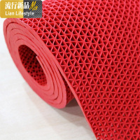 厨房地垫可擦免洗垫泳池浴室防滑垫家用洗澡塑料地毯防水镂空脚垫 三维工匠