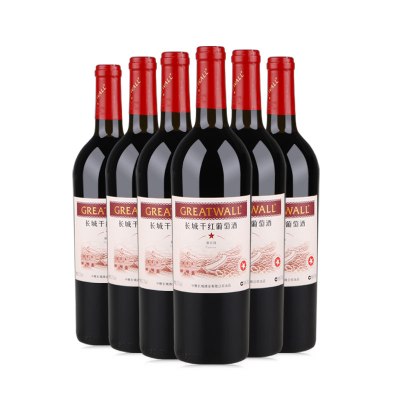 长城一星解百纳干红葡萄酒 中粮星级红酒 整箱六瓶 750mL*6