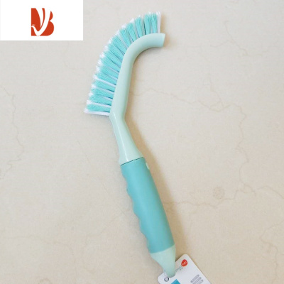 三维工匠清洗泡脚桶刷子清洁弯头足浴盆浴室浴缸刷瓷砖地板角硬毛强力