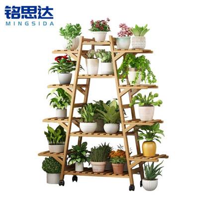 铭思达花架12层带轮个