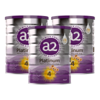 新版澳洲发/3罐装-澳洲a2奶粉4段白金版进口婴幼儿四段奶粉900g/罐装 新西兰奶源进口宝宝奶粉4段 适合3岁以上