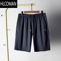 HLCOMAN细腻牛奶丝+高弹透气!夏季男士休闲短裤 松紧腰户外运动男五分裤