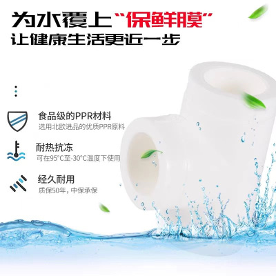 盛京联硕 PPR三通 国标PPR配件PPR三通PPR管件 PPR25(6分) 个