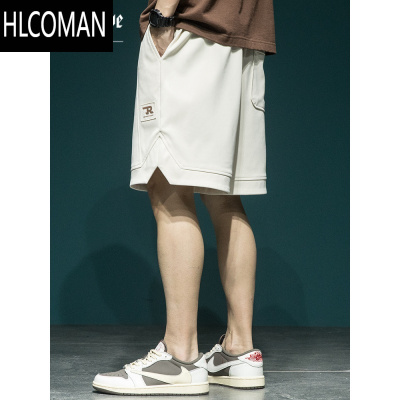 HLCOMAN夏季新款外穿运动短裤男ins薄款日系潮流中裤宽松大码休闲五分裤