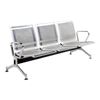 慧采云 办公家具优质不锈钢机场椅长排椅候车椅银行医院等候椅连排椅公共椅3人位