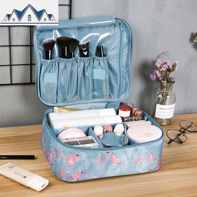 化妆包女便携旅行收纳包大容量化妆品收纳盒ins风超火小号洗漱袋 三维工匠