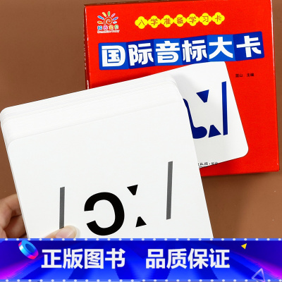 国际音标大卡 [正版]2025版英语48个国际音标卡 儿童小学生初中英文教学教具学习思维导图速记英语单词卡600词自然拼
