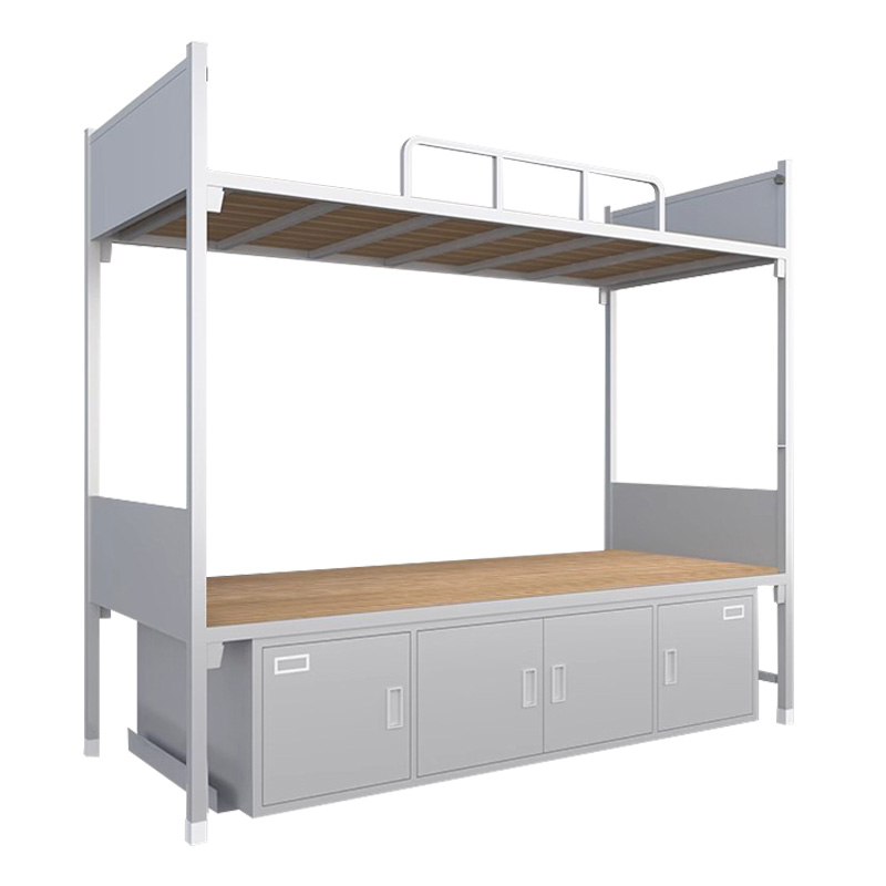 东升顺制式上下铺宿舍床钢制铁架高低床铁艺组合床制式消防床