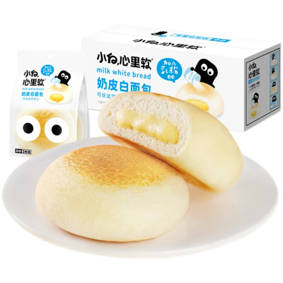慕兰卡奶皮白面包(可丝达馅夹心)*1kg