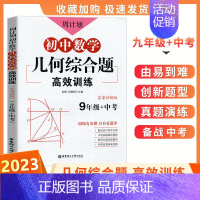 [9年级+中考-数学]几何综合题·人教版 初中通用 [正版]七年级数学周计划初中必刷题强化练习题含答案7八年级上下册初一