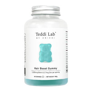 UNICHI 海盐养发小熊软糖 60粒 1瓶装 咀嚼片 生物素锌泛酸维生素A维生素C复合维生素0糖护发养发内服 澳洲进口