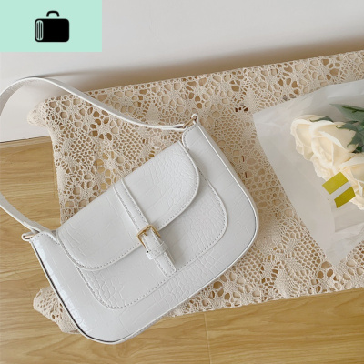 小众设计夏季复古腋下包单肩包包女2020新款百搭手提包法棍包女NEW LAKE女士单肩包