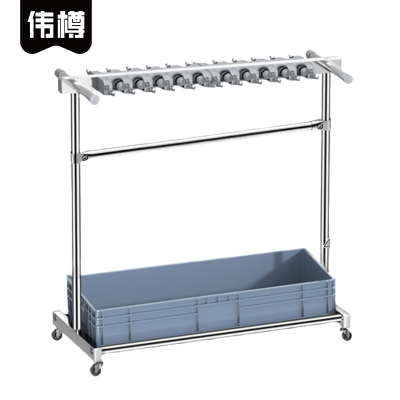 伟樽拖把架双排20拖48钩127*50*122cm个