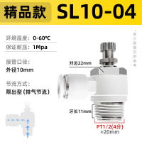 南立节流阀SL10-04[螺纹:1/2”][气管:10mm]