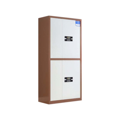 DXBG保密柜财务档案柜文件柜办公室资料储物柜保险柜通双节咖框白门-电子密码锁