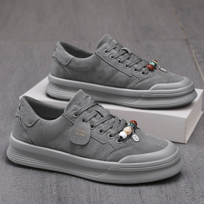 男鞋新款秋冬季男款运动平底百搭时尚潮流简约男士休闲板鞋