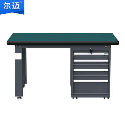 尔迈 电工维修桌生产车间办公桌办公操作台防静电工作台挂板1.2米 BH款