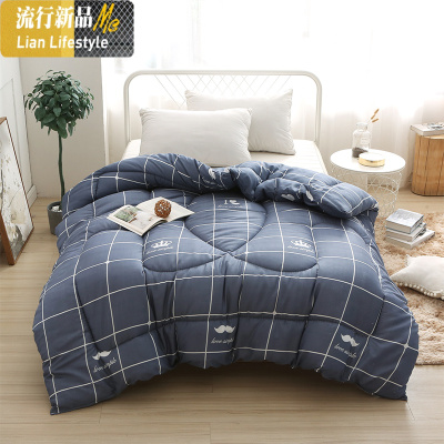 被子冬被棉加厚保暖双人被芯冬天学生宿舍单人3斤春秋空调棉被 三维工匠