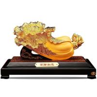 美帮汇百财如意白菜摆件客厅装饰品店铺乔迁开业礼品办公桌摆件