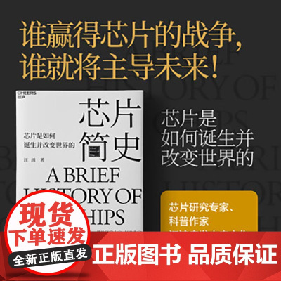 2023豆瓣年度书单]芯片简史 芯片研究专家科普作家 汪波 启发未来之作 芯片是如何诞生并改变世界的未来科技发展趋势科学