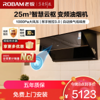 老板(Robam)25m³变频烟灶套餐侧吸油烟机灶具套餐烟灶套装火力28X6ST+57B5X天然气(28D7S同款)