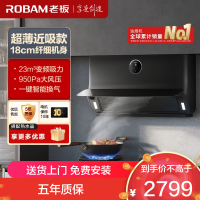 老板(Robam)23m³超薄变频油烟机抽油烟机单烟机吸油烟机侧吸式自营侧吸油烟机小尺寸烟机22X5S