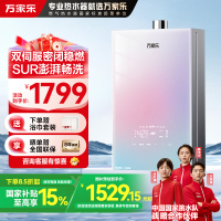 万家乐 安睡洗燃气热水器16升天然气下置风机密闭稳燃舱增容全景玻璃屏[彩虹系列] 伺服恒温JSQ30-16RG1(F)