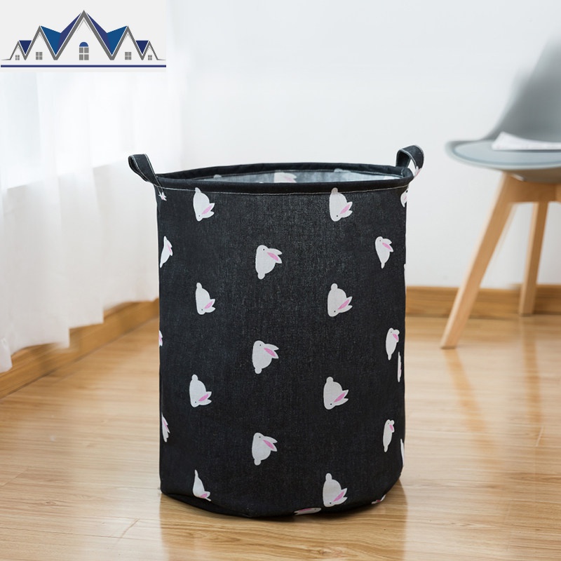 换洗衣服收纳篮脏衣篮装玩具的收纳筐布整理袋北欧衣物收纳箱篓子 三维工匠