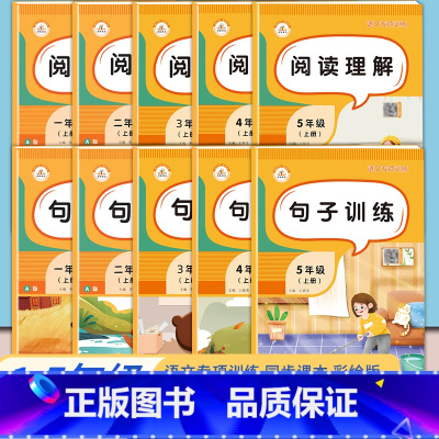 一年级上下册(看图写话+句子训练+阅读理解)共6本 小学通用 [正版]张老师专属语文专项训练句子训练+阅读理解1-5年级