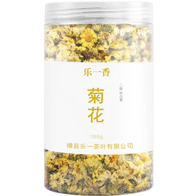 乐一香二级菊花(杭白菊)100g罐装