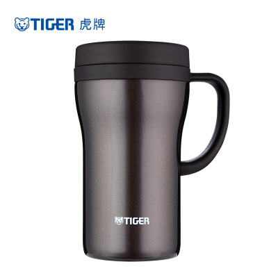 虎牌（tiger）保温杯CWN-A48C不锈钢真空办公杯男女泡茶杯茶滤网杯家用480ml咖啡色