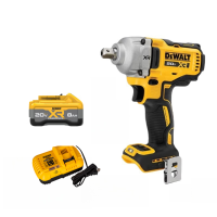 得伟20V锂电无刷1/2中扭冲击扳手一电一充8.0套装DCF892-8X1套