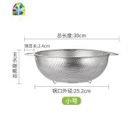 不锈钢洗珍珠漏盆淘米洗菜盆装菜盆过滤盆厨房盆子家用商用 FENGHOU 珍珠过滤盆28CM洗菜篮洗菜篮