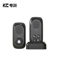 夸汌 无线语音对讲门铃 黑色 套