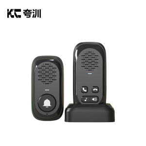 夸汌 无线语音对讲门铃 黑色 套