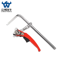 立伟铁牛工业级棘轮轨道F夹160×60/把