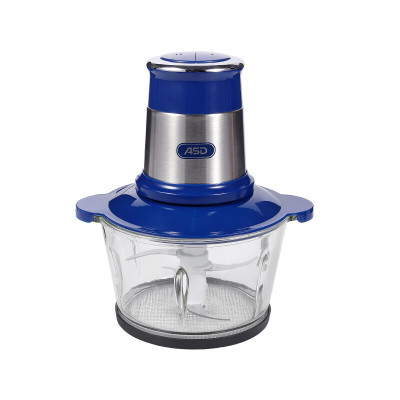 爱仕达(ASD)家用绞肉机304不锈钢双层四刀片双档电动多功能料理机AM-J25J901
