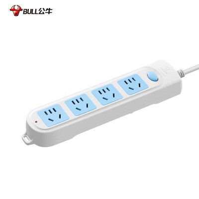 公牛 (BULL)新国标插座接线板 4位总控 全长1.8米 GN-601(单位:个)