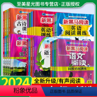 [语文课外]阅读 小学六年级 [正版]新黑马阅读一年级二年级三四五六年级阅读理解训练英语语文现代文古诗文课外阅读同步组合