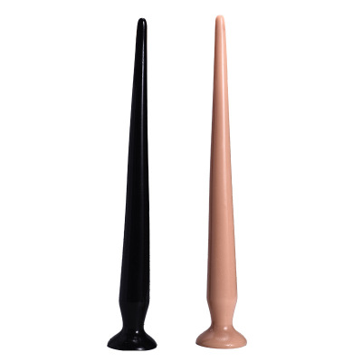 欢乐小鸟超长超大超粗后庭肛塞外出穿戴肛条sm虐肛刑具扩肛工具菊花肛门塞穿戴器具M号黑色长42cm粗4cm-