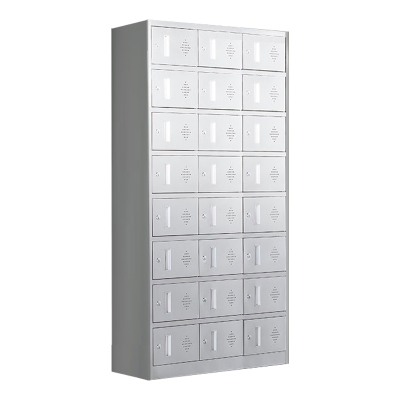风雷动不锈钢更衣柜储物柜更衣室储物柜员工衣柜201二十四门储物柜