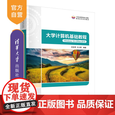 [正版新书]大学计算机基础教程(Windows 10+Office 2019) 吴亚坤 王大勇 清华大学出版社 计