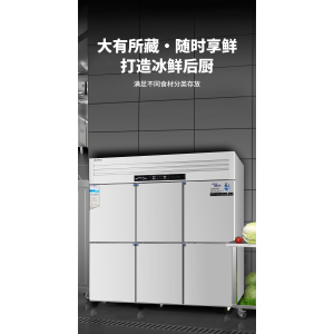 明焌佳宝商用冷风柜 立式六门冷柜