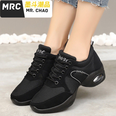 广场舞蹈鞋软底透气运动休闲女鞋气垫跑步鞋防滑布鞋妈妈鞋墨斗潮品休闲鞋