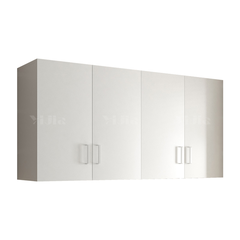 翌嘉YJ4122521 吊柜墙柜壁柜阳台柜客厅厨房卧室储物收纳柜 白色四门 1200*300*600