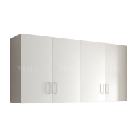 翌嘉YJ4122521 吊柜墙柜壁柜阳台柜客厅厨房卧室储物收纳柜 白色四门 1200*300*600