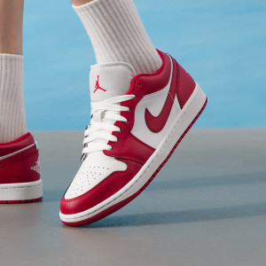 耐克(NIKE)男鞋新款Air Jordan 1 Low AJ1低帮舒适运动鞋耐磨篮球鞋553558-166 ZP