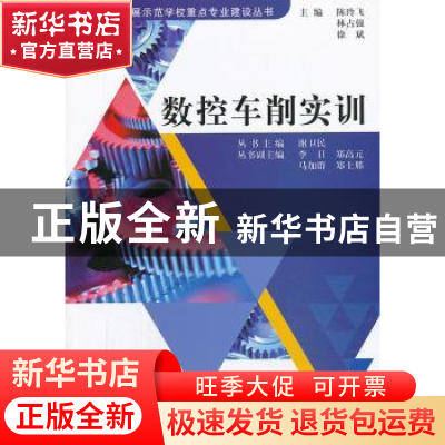 正版 数控车削实训 陈玲飞 等主编 浙江科学技术出版社 978753415